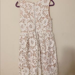 Lace and nude babydoll